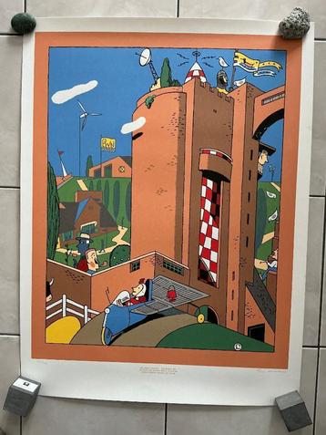 Zeefdruk Watertoren - Laren NL, 130/150, 1996, Ever Meulen beschikbaar voor biedingen