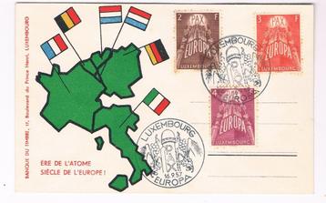 Luxemburg: Europa 1957 (PAX): FDC voor 13 Euro beschikbaar voor biedingen