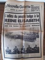 Journaux du décès de la reine Elisabeth de Belgique, Enlèvement ou Envoi, 1960 à 1980, Journal
