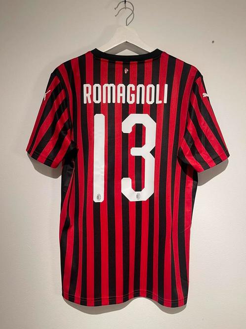 Ac Milan 2019/20 thuisshirt Romagnoli #13 BNWT, Sport en Fitness, Voetbal, Nieuw, Shirt, Maat M, Verzenden