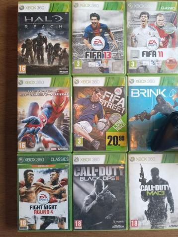 15 Spelletjes en controller Xbox 360 beschikbaar voor biedingen