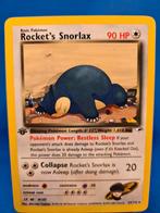 Rocket's Snorlax 33/132 - Gym Heroes (1st edition), Hobby en Vrije tijd, Verzamelkaartspellen | Pokémon, Verzenden, Gebruikt