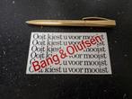 Sticker audio radio tuner Bang & Olufsen, Ophalen of Verzenden, Zo goed als nieuw, Merk