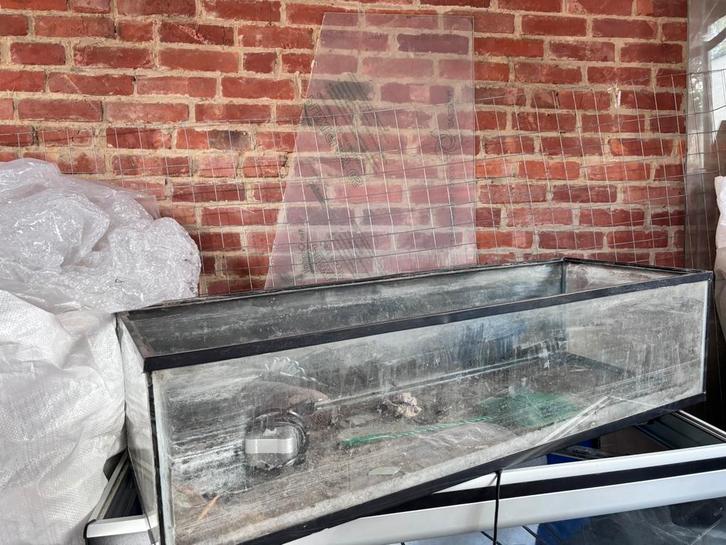 Aquascape aquarium of terrarium van 1 meter ., Dieren en Toebehoren, Vissen | Aquaria en Toebehoren, Zo goed als nieuw, Ophalen