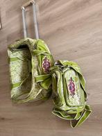 Oilily trolley en beatycase, Ophalen, Uitschuifbare handgreep, Gebruikt, 50 tot 60 cm
