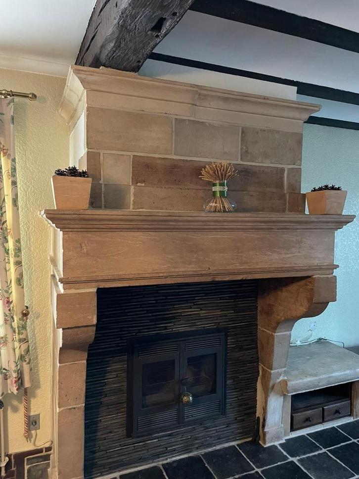 Authentieke schouwmantel, Huis en Inrichting, Haarden, Gebruikt, Overige soorten, Ophalen