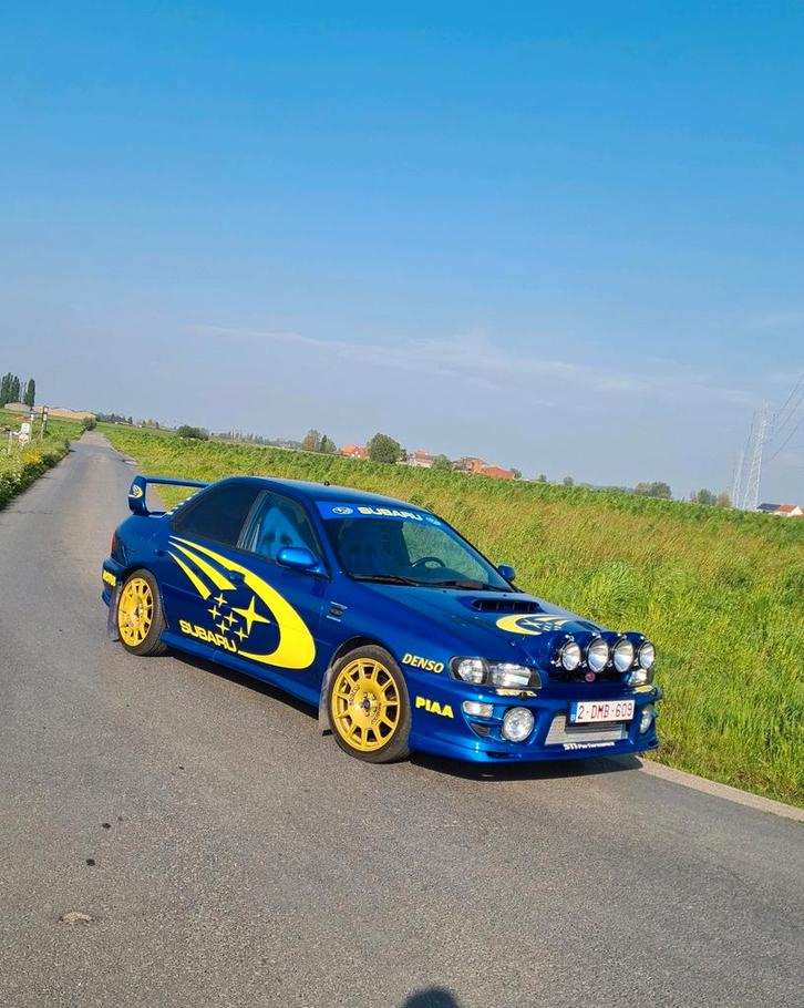 Subaru impreza gt turbo 1999, Auto's, Subaru, Particulier, Impreza, Benzine, Handgeschakeld, Blauw, Vierwielaandrijving, Ophalen