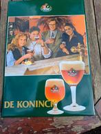 Panneau publicitaire De Koninck anno 1833 en carton de 31x45, Collections, Marques de bière, Enlèvement ou Envoi, Comme neuf, De Koninck