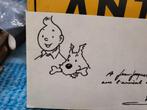 Originele tekening  Hergé, Antiek en Kunst, Ophalen of Verzenden