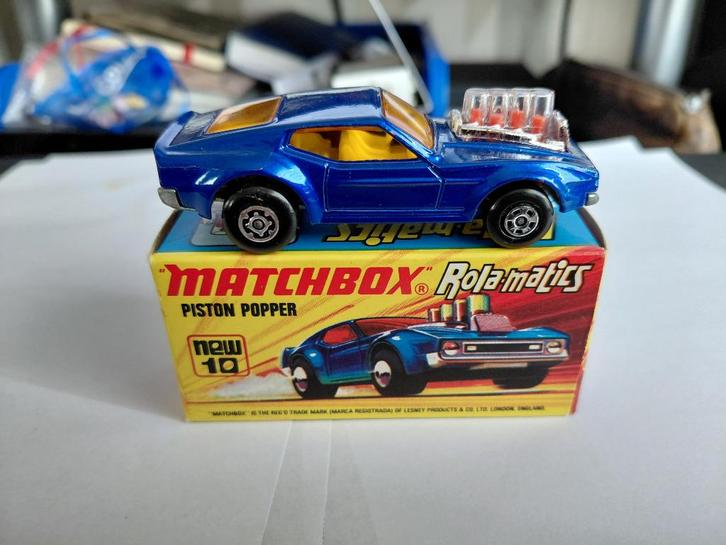 Matchbox 10e Piston Popper I Type Box, Hobby en Vrije tijd, Modelauto's | Overige schalen, Nieuw, Auto, Ophalen of Verzenden