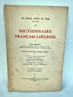 Dictionnaire français-liégeois, Jean Haust 3ème partie 1948, Livres, Utilisé, Enlèvement ou Envoi, Jean Haust, 20e siècle ou après