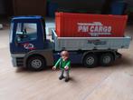 Playmobil cargo truck met container, Ophalen, Zo goed als nieuw, Complete set