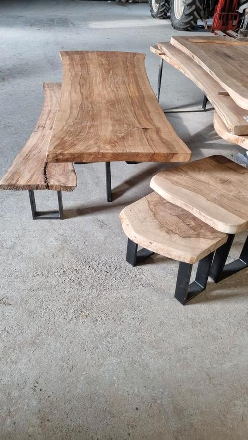 TABLES DE REPAS, TRONC D'ARBRE, prix cascadeur, 595 euros, Jardin & Terrasse, Tables de jardin, Bois, Enlèvement ou Envoi