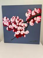 Canvas met bloesem, Ophalen, Overige typen, Zo goed als nieuw, 75 tot 100 cm
