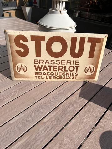 Plaque émaillée  + bac et vidange brasserie beschikbaar voor biedingen