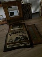 Antieke dagbladhouder en kammenhouder, Antiek en Kunst, Ophalen of Verzenden