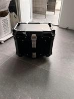 Aluminium zwart topkoffer voor moto 45L met GIVI rugleuning, Enlèvement