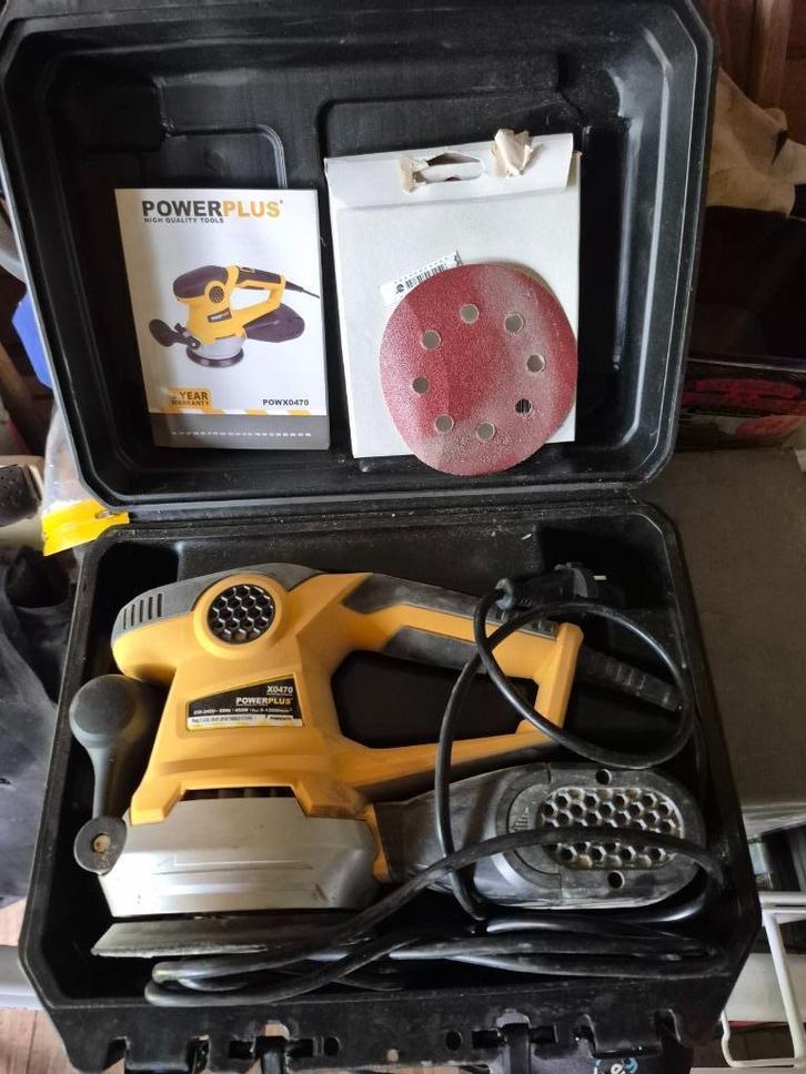 excentrische schuurmachine, Doe-het-zelf en Bouw, Gereedschap | Schuurmachines, Zo goed als nieuw, Vlakschuurmachine, Minder dan 600 watt