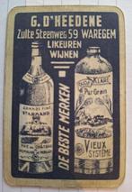 Speelkaart stokerij, jenever D’Heedene Waregem_48, Ophalen of Verzenden, Gebruikt, Speelkaart(en)