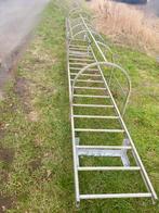 Échelle à cage en alu, Bricolage & Construction, Enlèvement, Comme neuf, Échelle