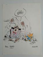 BD Planche dessin original de Saive O TTB 1993, Gelezen, Saive, Ophalen of Verzenden, Eén stripboek