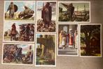 8 Chromos Collection onze „glorie” uitgegeven door HISTORIA, Ophalen of Verzenden