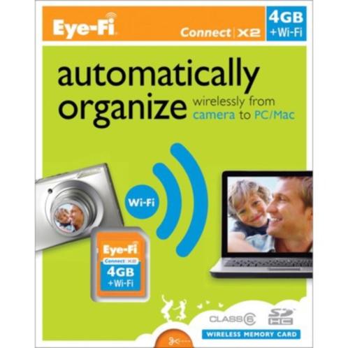 Eye-Fi 4GB sd kaart met ingebouwde wifi (nieuw), Audio, Tv en Foto, Foto | Geheugenkaarten, Nieuw, SD, 4 GB, Verzenden