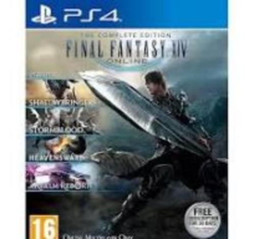 Final Fantasy 14 Online: de complete editie (PS4), Games en Spelcomputers, Games | Sony PlayStation 4, Zo goed als nieuw, Role Playing Game (Rpg)