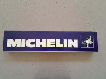 Panneau publicitaire Michelin/Bibbendum en plastique rigide 