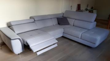 Zitbank met elektrische relaxbank, 250 à 300 cm, Moins de 75 cm, Quatre personnes ou plus, Enlèvement