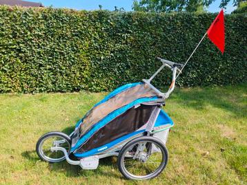 Thule fietskar Chariot CX + infant Sling + extra voorwiel beschikbaar voor biedingen