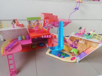 Polly Pocket - Cruise schip en paarden manege