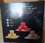 Nieuw theelichthouderset, uit 4 stuks, perfecte staat, Huis en Inrichting, Ophalen of Verzenden