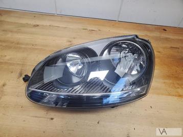 VW Golf 5 2003 - 2008 koplamp links zwarte binnenkant NIEUW beschikbaar voor biedingen