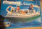 Bateau de police Playmobil, Comme neuf, Enlèvement ou Envoi