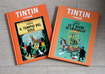 2x avventure di Tintin tempio 7 sfere Kuifje Hergé archives beschikbaar voor biedingen