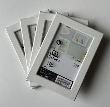 FISKBO Fotolijst, wit, 13x18 cm 4 stuks, Audio, Tv en Foto, Fotografie | Fotolijsten, Ophalen of Verzenden