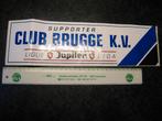 Vintage Sticker voetbal Club Brugge K V Jupiler Ligue, Verzamelen, Stickers, Verzenden, Gebruikt, Sport