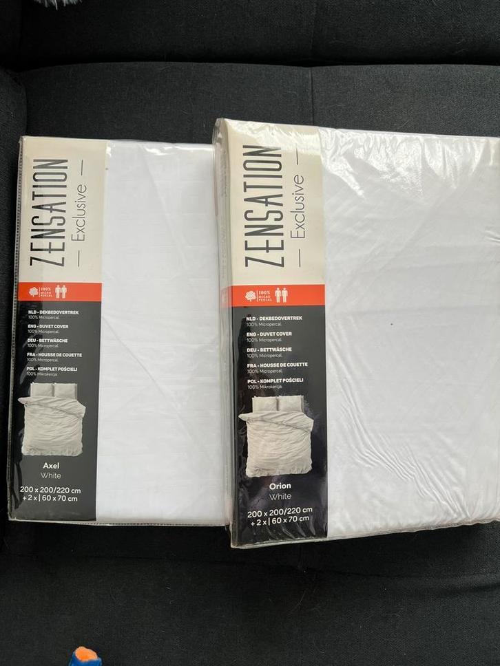 Dekbedovertrekken, Maison & Meubles, Chambre à coucher | Linge de lit, Neuf, Housse de couette, Blanc, Enlèvement