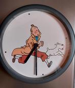 TINTIN Horloge murale ancienne Hergé Lombard, Verzamelen, Ophalen of Verzenden, Kuifje