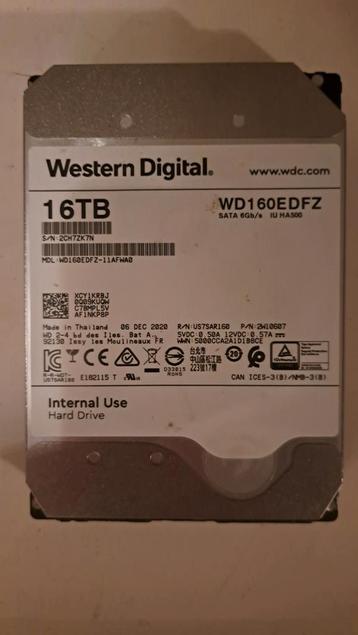 Western Digital Internal hard drive 16TB