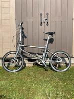 Opvouwbare zilvergrijze elektrische fiets, Ophalen, Gebruikt