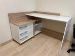Hoekbureau 128 x 106cm, Huis en Inrichting, Bureaus, Ophalen, Zo goed als nieuw, Bureau