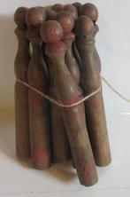 antieke houten kegeltjes poppen kinderen, Verzenden