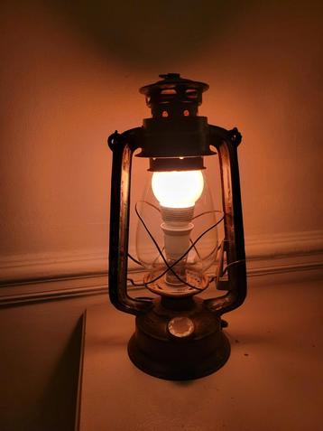 Lampe vintage - Lampe à huile beschikbaar voor biedingen