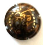 Champagnecapsule van Magnumfles, Bruin met gouden letters, Ophalen of Verzenden, Gebruikt, Champagne