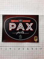 Bieretiket Pax Pils, Enlèvement ou Envoi, Neuf