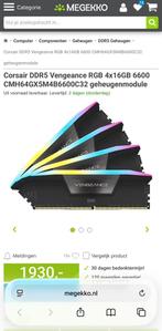 Ddr 5 corsair 64gb, Comme neuf, Enlèvement, Desktop, DDR5