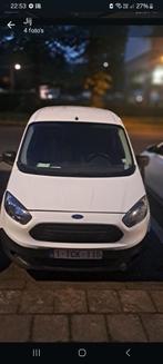 Ford transit courier, Auto's, Bestelwagens en Lichte vracht, 4 deurs, Euro 6, Wit, Grijs