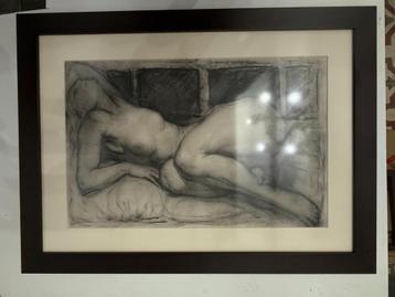 Original Drawing by Joan Castejon, Female Nude beschikbaar voor biedingen